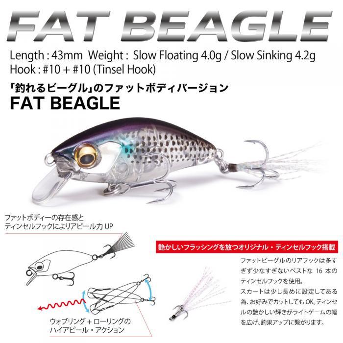 メガバス (Megabass) FAT BEAGLE(ファットビーグル) (SS) クリアレッドグリッター｜backlash｜02