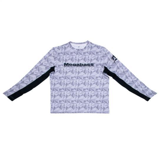 Megabass（メガバス） GAME LONG SLEEVE(ゲームロングスリーブ） WHITE