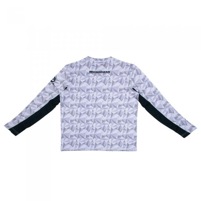 メガバス Megabass トーナメントロングスリーブTシャツ オロチ模様 Megabass（メガバス） GAME LONG SLEEVE(ゲームロングスリーブ） WHITE