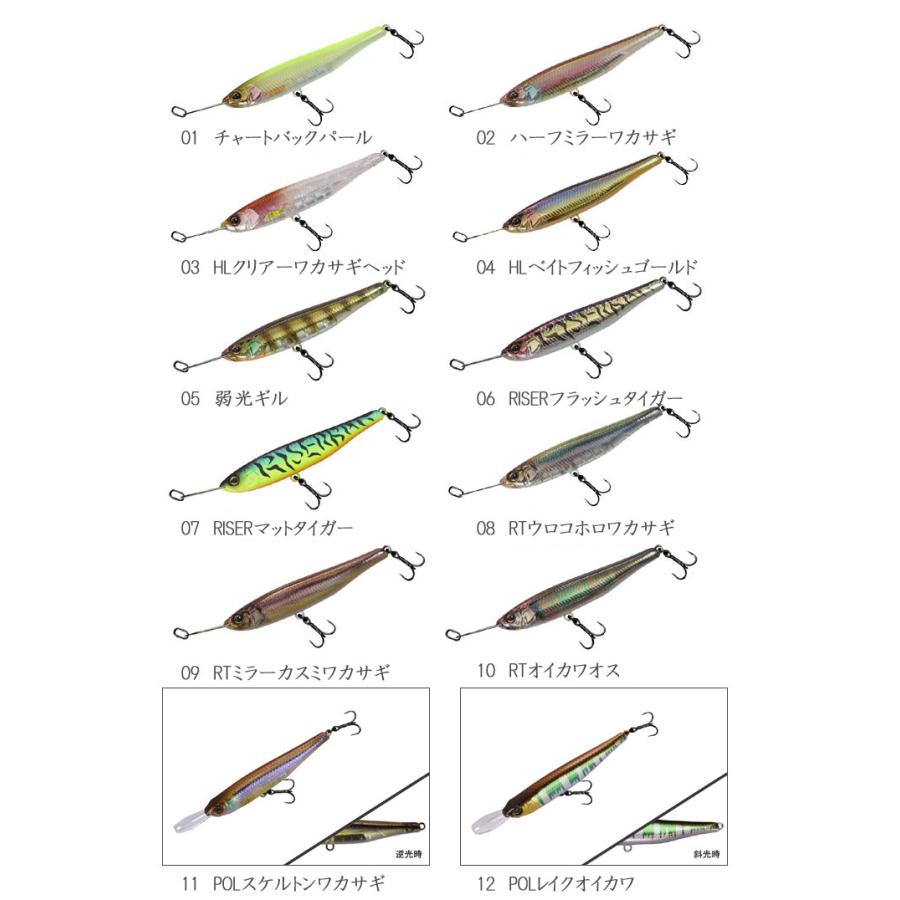 TOP WATER 【全19色】ジャッカル ライザーベイト 007R JACKALL RISER
