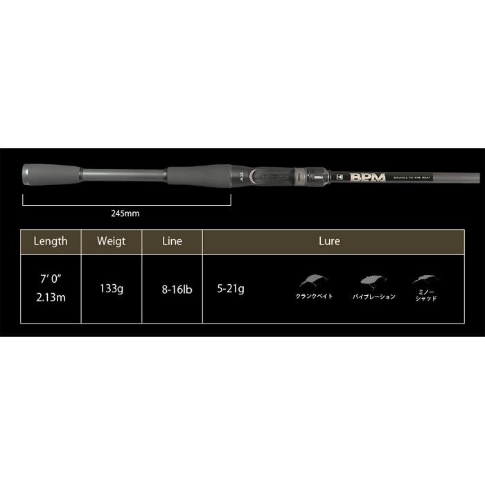 JACKALL（ジャッカル） 22ビーピーエム B1-C70MG JACKALL 22BPM