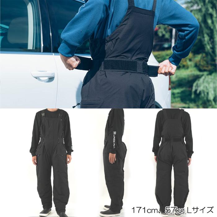 ジャッカル PA-A004 サーモフォースビブEX S ブラック JACKALL（ジャッカル） 【全2色】ジャッカル サーモフォースビブEX PA