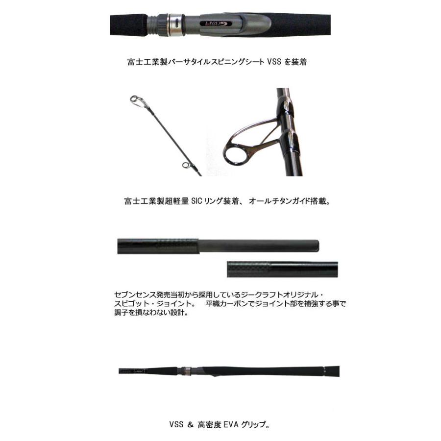 ジークラフト セブンセンスSR モンスターサーフ MS-1062-SR ジークラフト セブンセンスSR モンスターサーフ MS-1062-SR