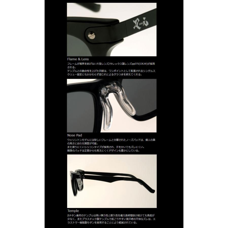 deps（デプス） 次元 ヴェリファイン デミブラックフレーム ミラー