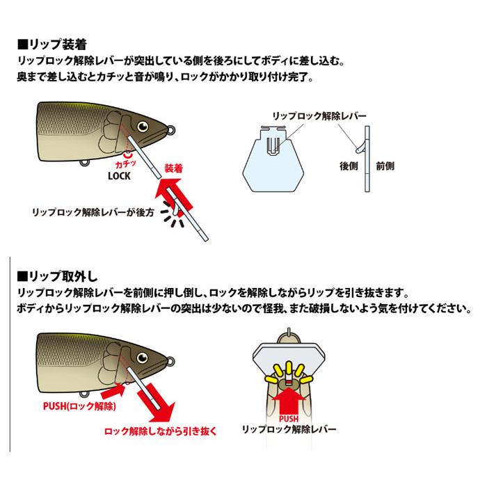 deps（デプス） ニューハイサイダー172用スペアリップ : バック