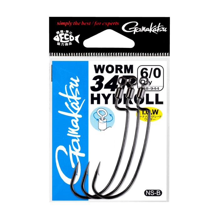 Gamakatsu（がまかつ） ガマカツ スイベル付きオフセットフック ワーム