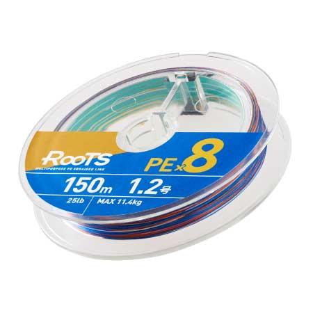 GOSEN（ゴーセン） RooTS(ルーツ) PE×8 150m 1.0号/20lb マルチカラー