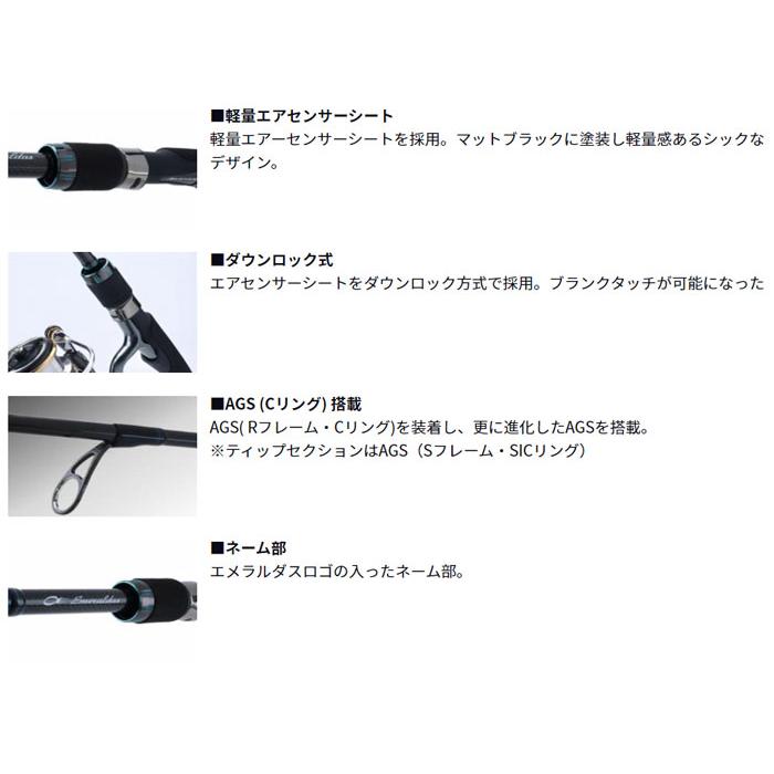 【在庫限りの特別価格】ダイワ　20 エメラルダス AIR AGS 88M-S・R｜backlash｜05