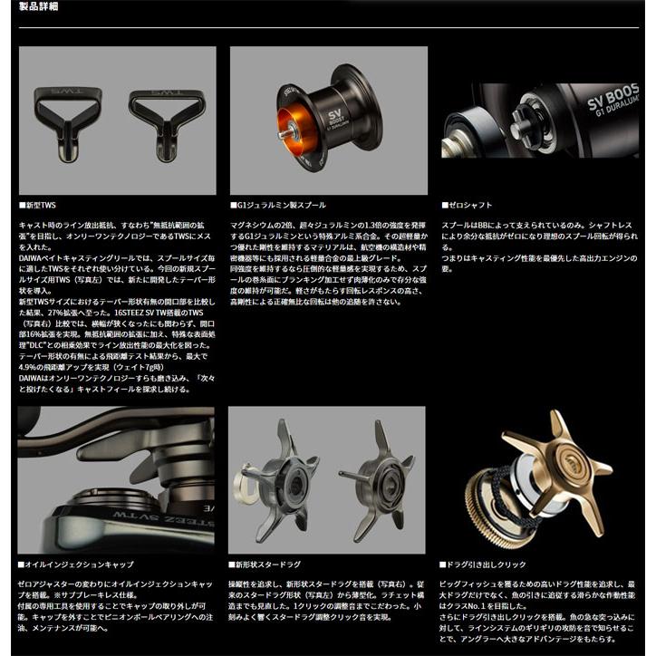 DAIWA（ダイワ） 24スティーズ SV TW 100XH DAIWA : バックラッシュ