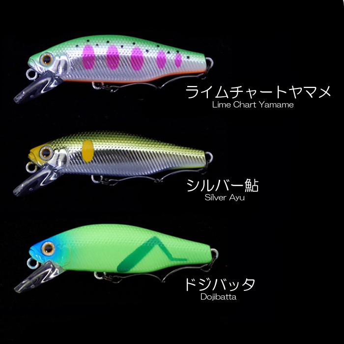 全12色】ターミガン カスケード 45SS （渓流 ミノー） : バック