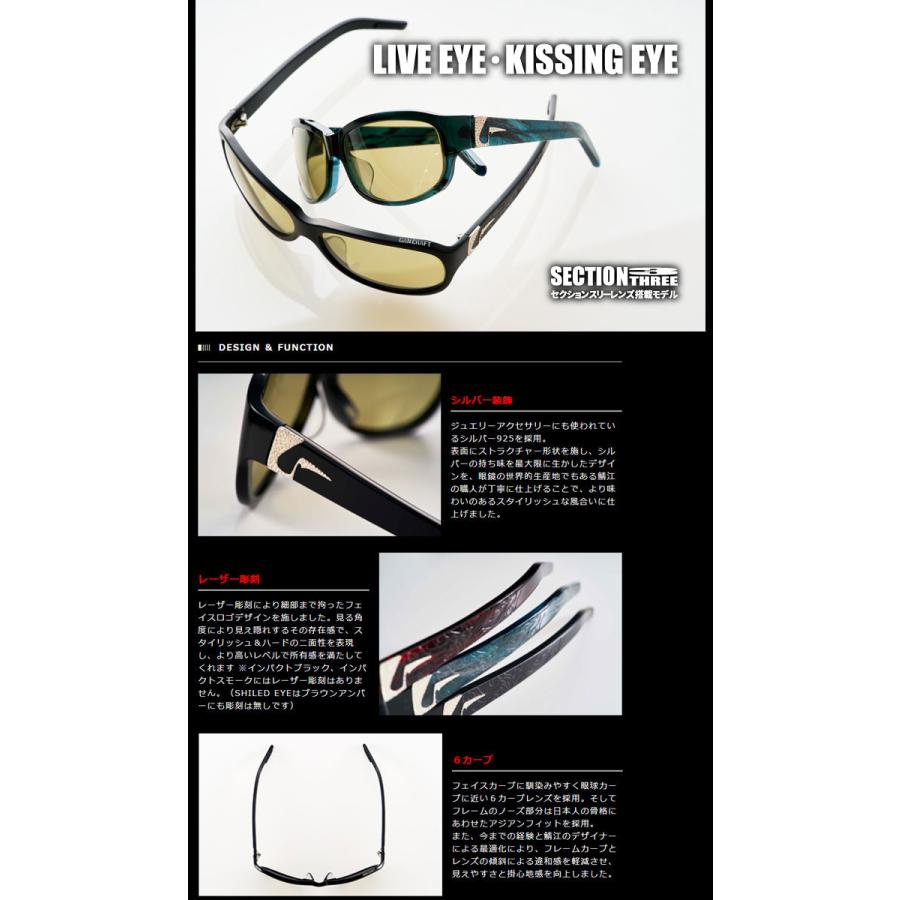 GAN CRAFT（ガンクラフト） キッシングアイ 偏光グラス 2020モデル