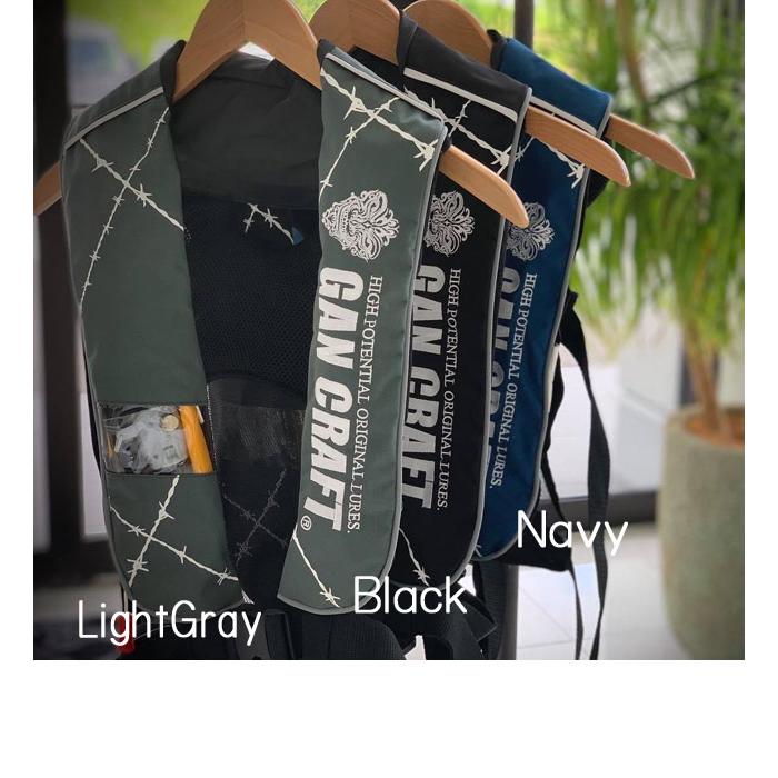 ガンクラフト インフレータブルライフジャケット GAN-2220RSE 自動膨張