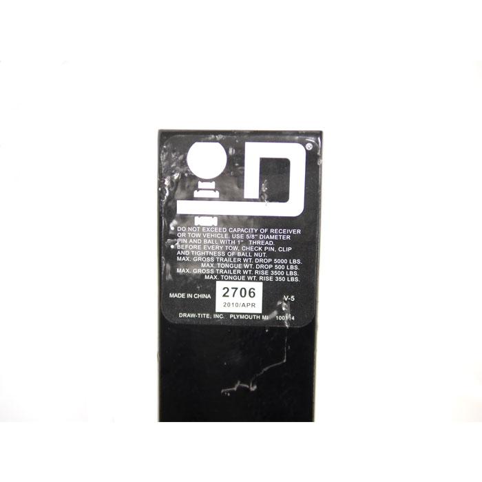 DRAW-TITE/ドロータイト ヒッチメンバー用クラス3 ボールマウント