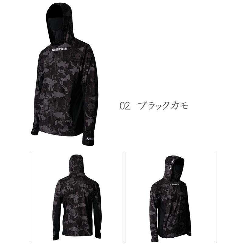 ジークラック UVカットフーディーラッシュガードシャツ GEECRACK UV