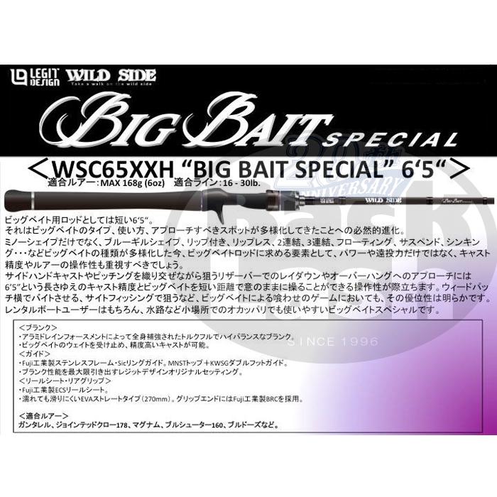 レジットデザイン ワイルドサイド WSC 65XXH ビッグベイトSP : バック