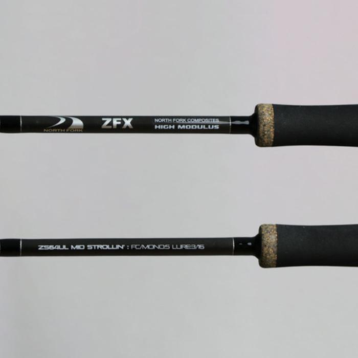 ノースフォークコンポジットZS64UL MS 美品送料込　直接取引は6000円引 ノースフォークコンポジット ZFX ZS64UL MS （ミドストモデル