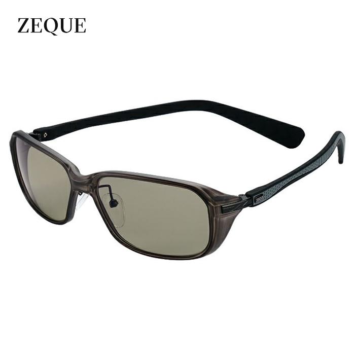 zeal ゼクー ティーダ F-2185 (TVS) スモーク 偏光サングラス : バック