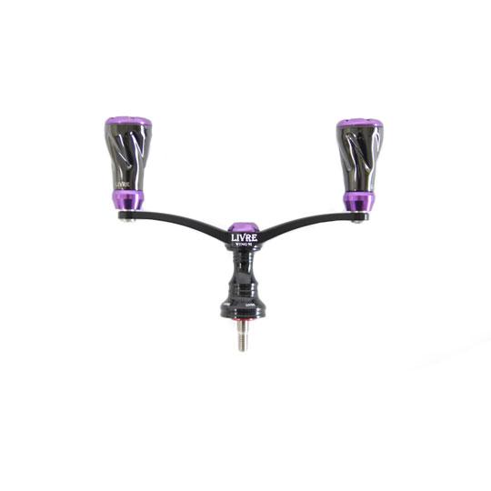 リブレ　ウイング100 R7 パープル Amazon | リブレ ウイング ダブルハンドル 92mm フォルテノブ ブラック
