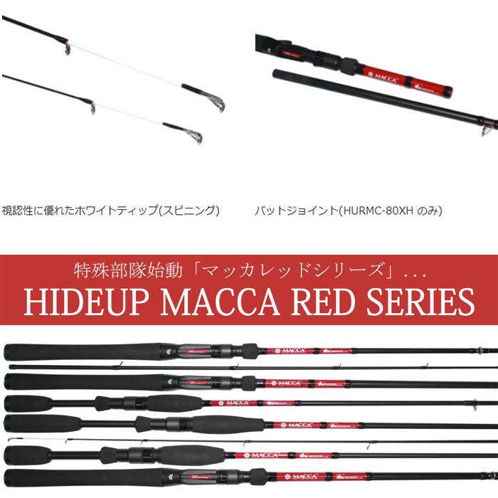 HIDEUP（ハイドアップ） マッカ レッド HUMRC-80XH HIDEUP MACCA