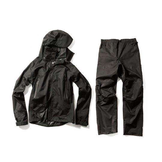 Makku UMI RAIN GEAR 3レイヤーレインスーツ ブラック UOYAコラボ UM710 (レインウェア レインスーツ 上下セット) Makku（マック） 【全2色】UOYA×Makku UMIレインギア 3レイヤーレイン