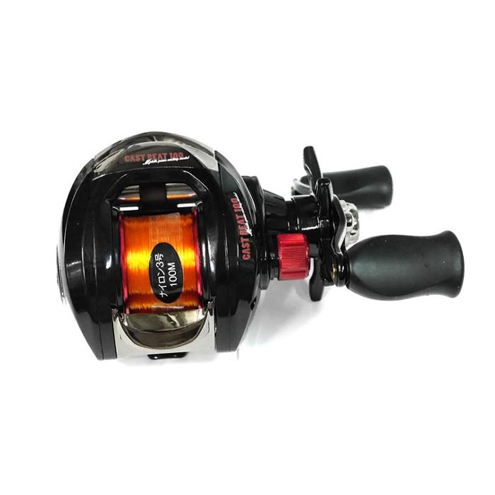 初めてのバス釣りにオススメ】 キャストビート 100 ベイトリール
