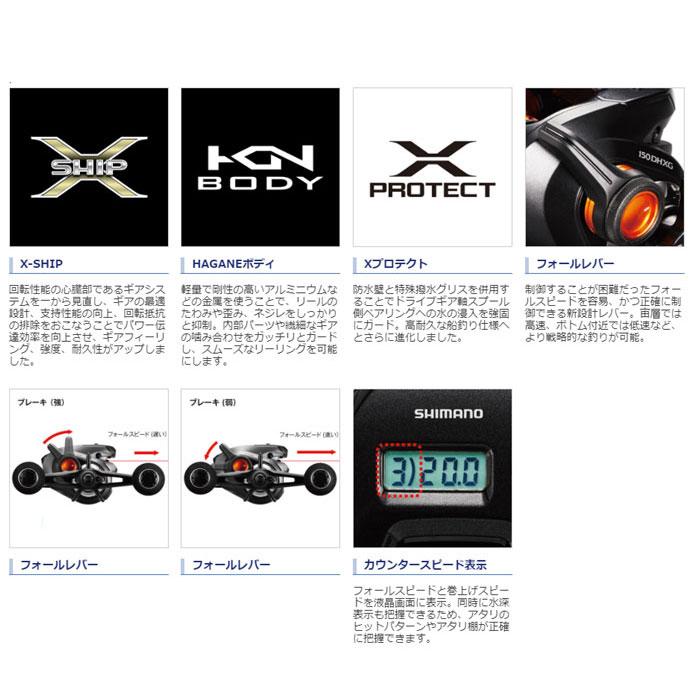 シマノ（SHIMANO） 20 バルケッタ F カスタム 150/151 DH-XG : バック