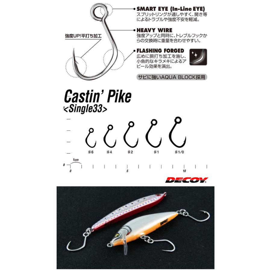 DECOY デコイ シングル33 キャスティンパイク DECOY Single33