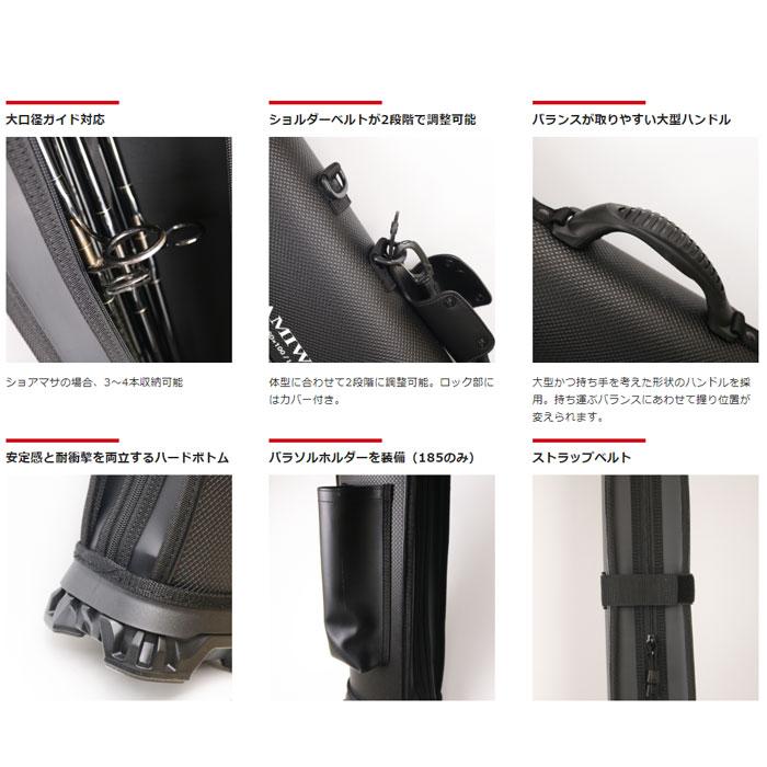 KAMIWAZA ハードロッドケース セミハードロッドケースV 170 Valleyhill（バレーヒル） VHセミハードロッドケースV 170 : バック