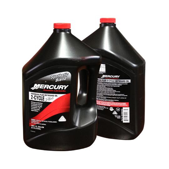 年末SALE❤新品 【3個セット】MERCURY/マーキュリー　2ストローク船外機オイル/プレミアムプラス　3.78L　[92-858027K01]