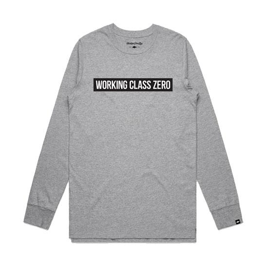 ワーキングクラスゼロ スタンダードロゴロングスリーブ