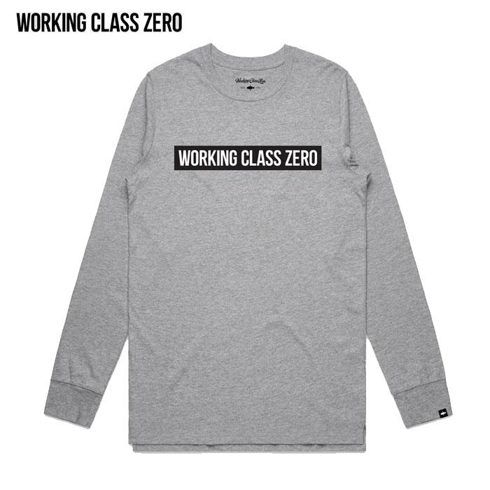 ワーキングクラスゼロ スタンダードロゴロングスリーブ