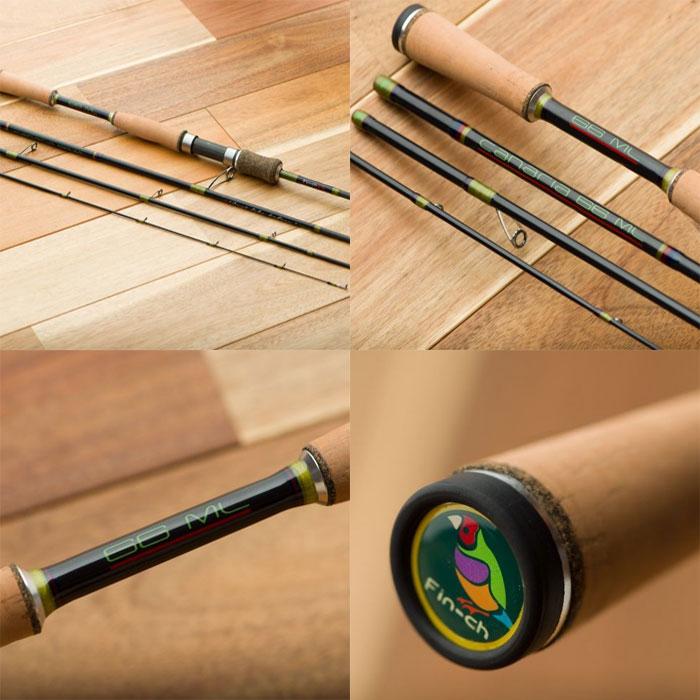 finch フィンチ 66mls カナリア　新品 finch フィンチ カナリア 66ML （パックロッド スピニング） : バック