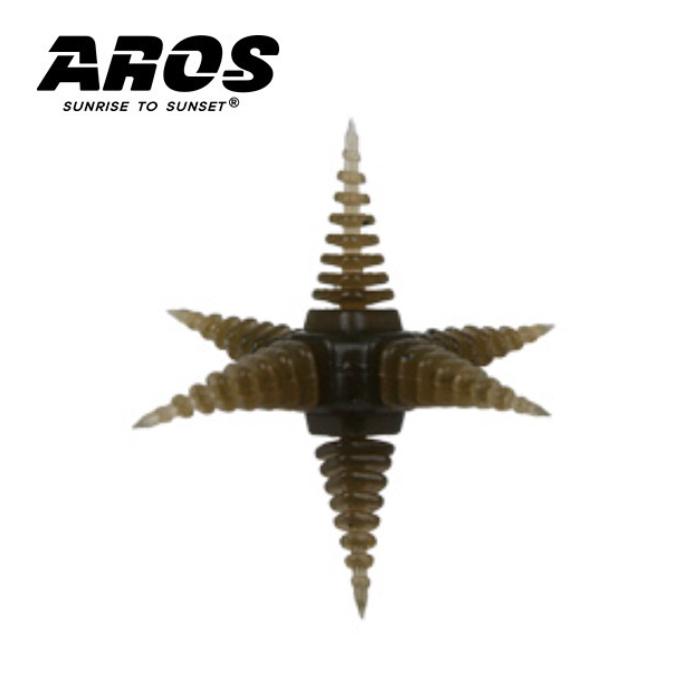 アロス　ダブルネックス　スモーキーレッド　イエローパンプキン　スモークグレー AROS 【全13色】アロス ダブルネックス スーパータイニー : バック