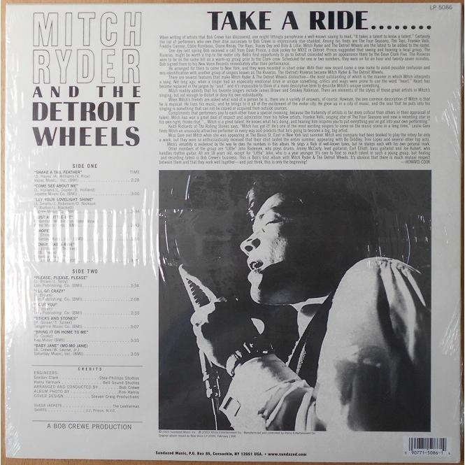 ■新品■Mitch Ryder And The Detroit Wheels ミッチ・ライダー・アンド・ザ・デトロイト・ホイールズ/take a ride...(LP)｜backpagerecords｜02
