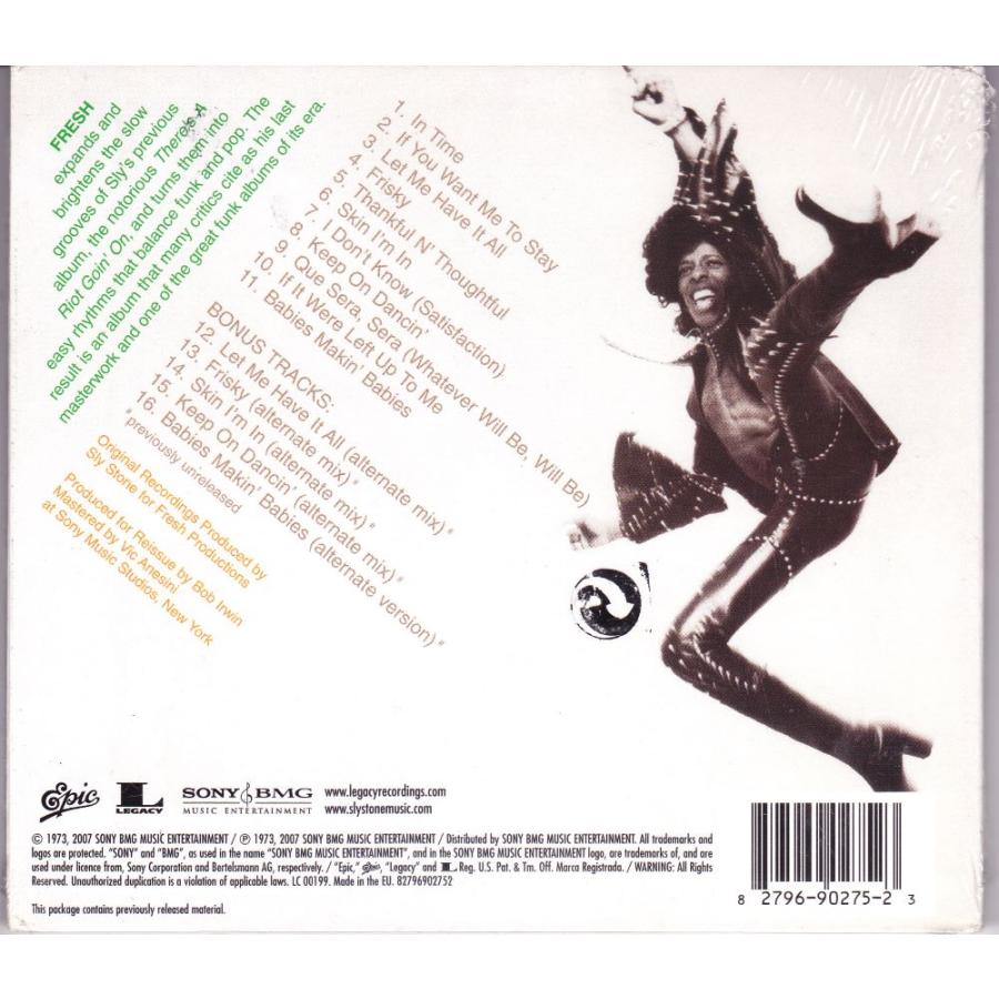 ■新品■Sly And The Family Stone スライ・アンド・ザ・ファミリー・ストーン/fresh(CD)｜backpagerecords｜02