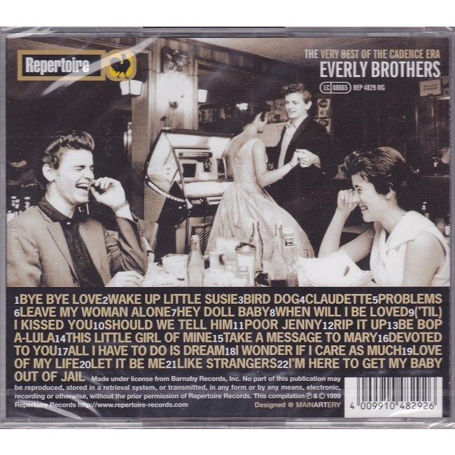 ■新品■Everly Brothers エヴァリー・ブラザーズ/very best of the Cadence era(CD)｜backpagerecords｜02