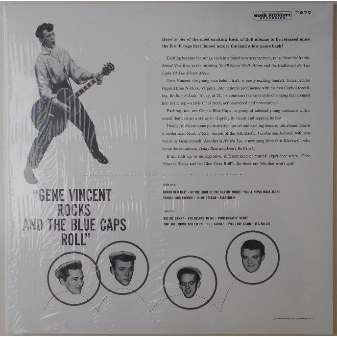 ■新品■Gene Vincent ジーン・ヴィンセント/rocks! and The Blue Caps roll(LP)｜backpagerecords｜02