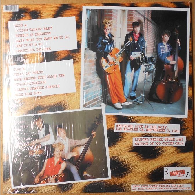 ■新品■Stray Cats ストレイ・キャッツ/live at The Roxy 1981(LP) Brian Setzer ブライアン・セッツァー｜backpagerecords｜02