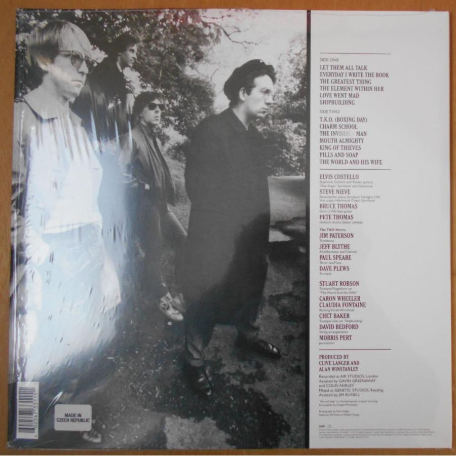 【本人直筆サイン入り新品】エルヴィス・コステロ アナログ Vinyl レコード □新品□Elvis Costello エルヴィス・コステロ/punch the clock(LP