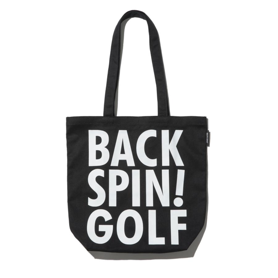 BACK SPIN! ORIGINAL TOTE BAG トートバッグ  a4 おしゃれ トートバック 綿 コットン シンプル ロゴ ブラック ホワイト 黒 白 トート バックスピン 生成り | ブランド登録なし