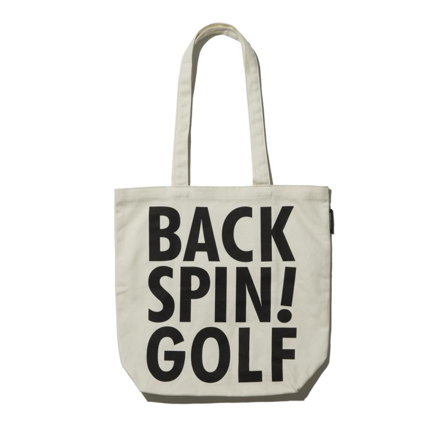 BACK SPIN! ORIGINAL TOTE BAG トートバッグ  a4 おしゃれ トートバック 綿 コットン シンプル ロゴ ブラック ホワイト 黒 白 トート バックスピン 生成り | ブランド登録なし | 01