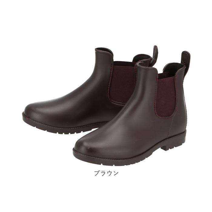 レインブーツ レディース ショート 定番 サイドゴア ブーツ 防水