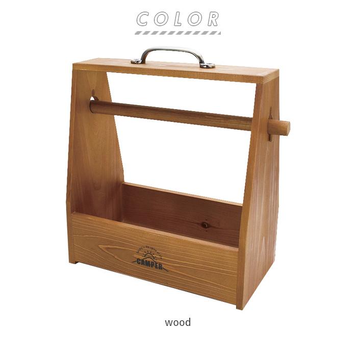 スパイスボックス 通販スパイスボックス キャンプ キッチンペーパーホルダー 調味料ラック 木製 持ち運び 調味料入れ 調味料 収納 調味料ケース 調味料ボックス | ブランド登録なし | 12