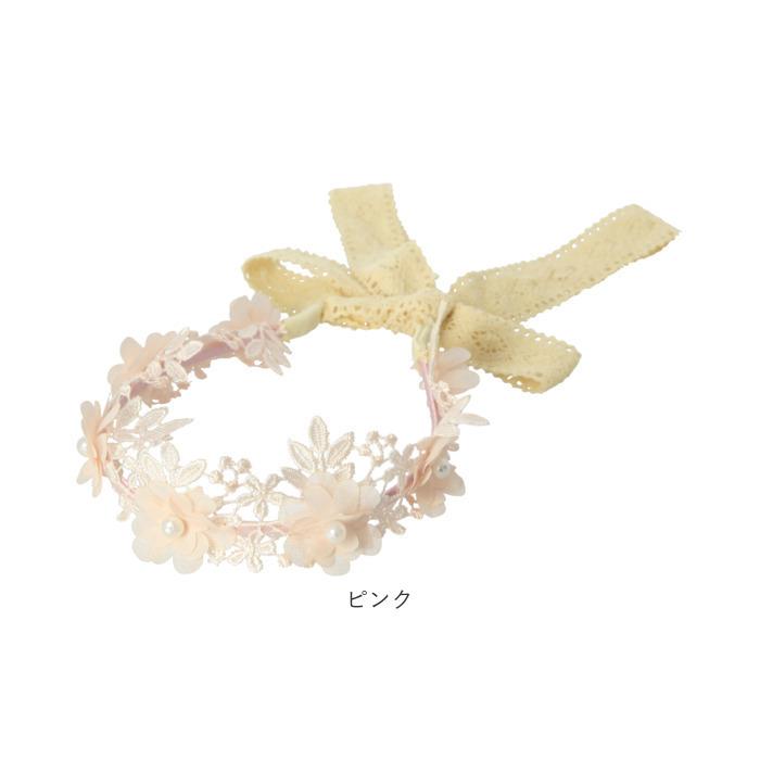 ヘアアクセサリー キッズ 通販 カチューシャ フラワーカチューシャ フラワー ヘアバンド 髪飾り 花 女の子 赤ちゃん 子供 こども 子ども キッズ レース | ブランド登録なし | 12