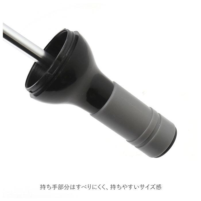 傘 メンズ 通販 晴雨兼用傘 55cm アテイン おしゃれ 長傘 日傘 手開き 雨晴兼用 シンプル 無地 レディース ブラック 黒 カーキ ボトル型ケース付き 小さめ | ブランド登録なし | 06