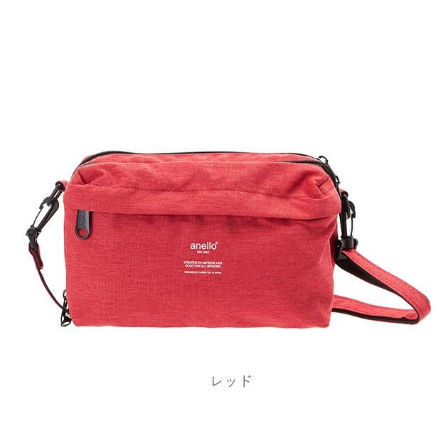 Anello アネロ レディース ショルダーバッグ メッセンジャーバッグ 赤 ファクトリーアウトレット