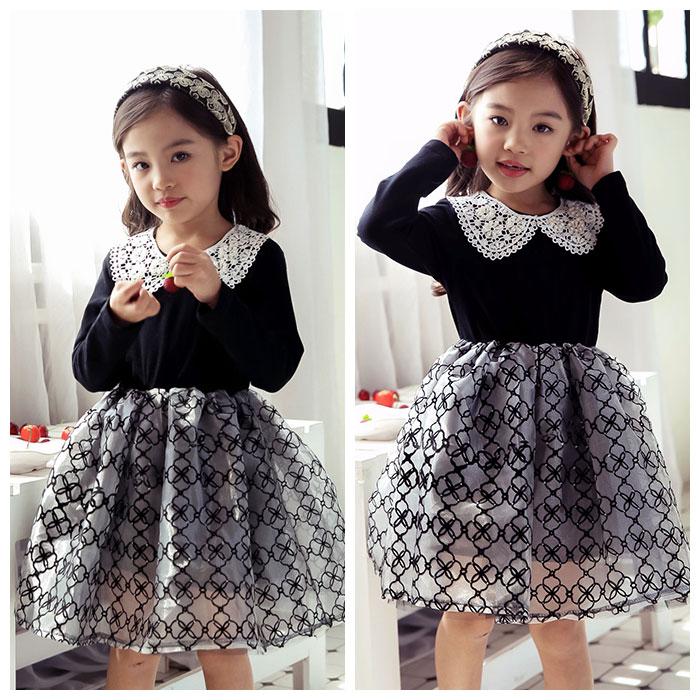 ワンピース 通販ワンピース キッズ 長袖 秋冬 きれいめ aライン