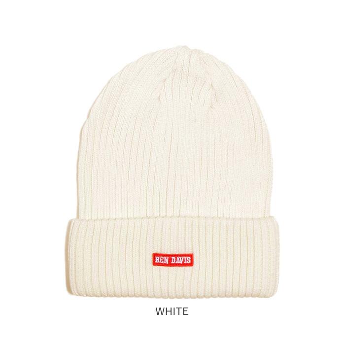 BEN 通販BEN DAVIS ベンデイビス ニットキャップ ニット帽 ニット帽子 ニット 帽子 レディース メンズ コットン アクリル ボックス ロゴ ペア カップル お揃い | BEN DAVIS | 10