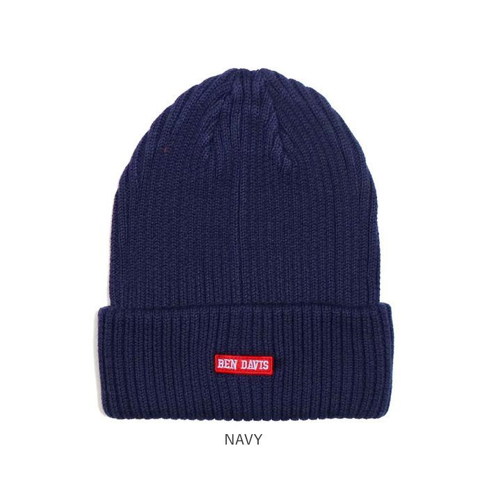 BEN 通販BEN DAVIS ベンデイビス ニットキャップ ニット帽 ニット帽子 ニット 帽子 レディース メンズ コットン アクリル ボックス ロゴ ペア カップル お揃い | BEN DAVIS | 11