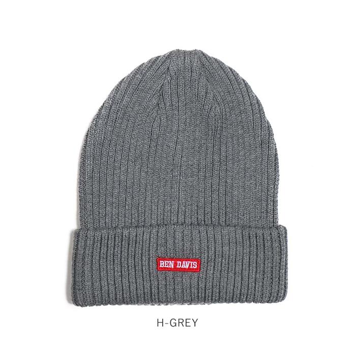 BEN 通販BEN DAVIS ベンデイビス ニットキャップ ニット帽 ニット帽子 ニット 帽子 レディース メンズ コットン アクリル ボックス ロゴ ペア カップル お揃い | BEN DAVIS | 12